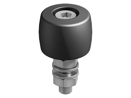 Комплект Алютех для откатных ворот с шиной 5,3 м, стальные опоры до 450 кг. от 5 шт.